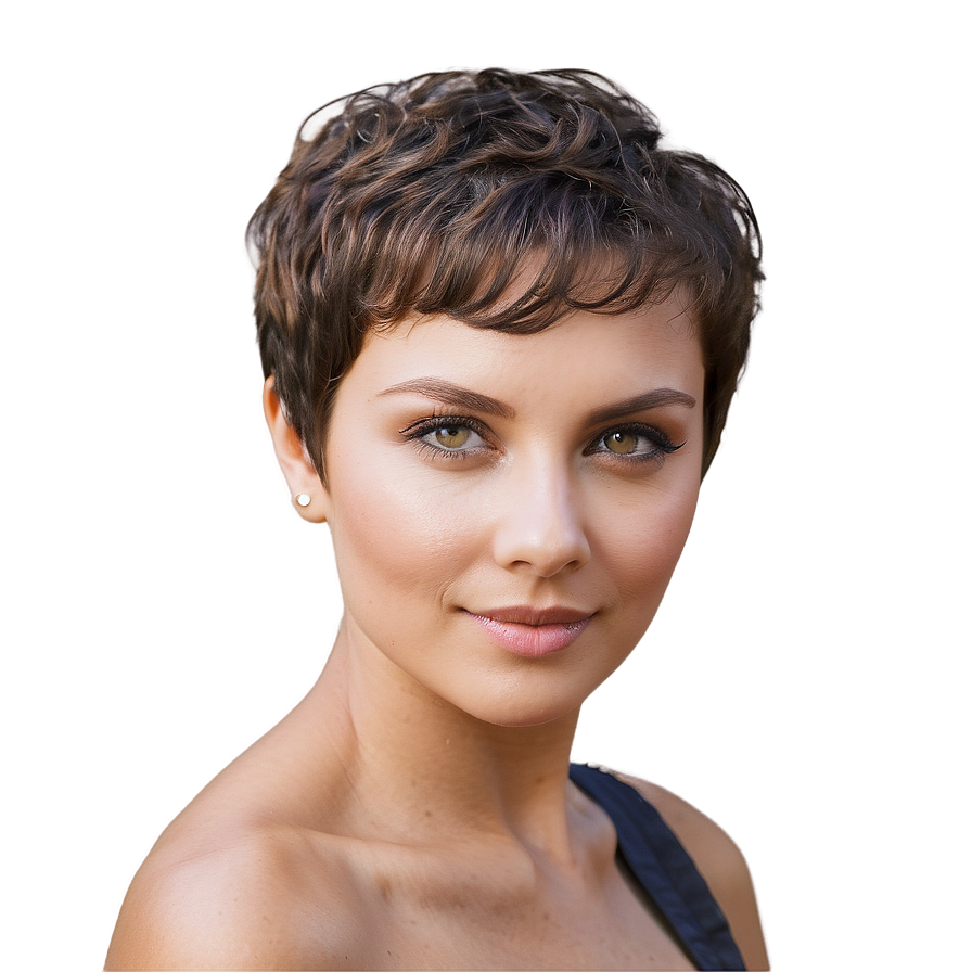 Wavy Pixie Cut Png Riw36 PNG Image