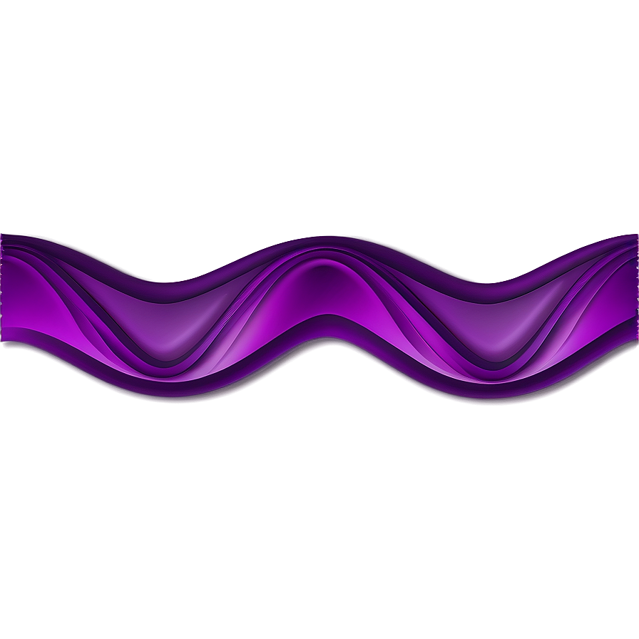 Wavy Purple Abstract Border Png Cii PNG Image