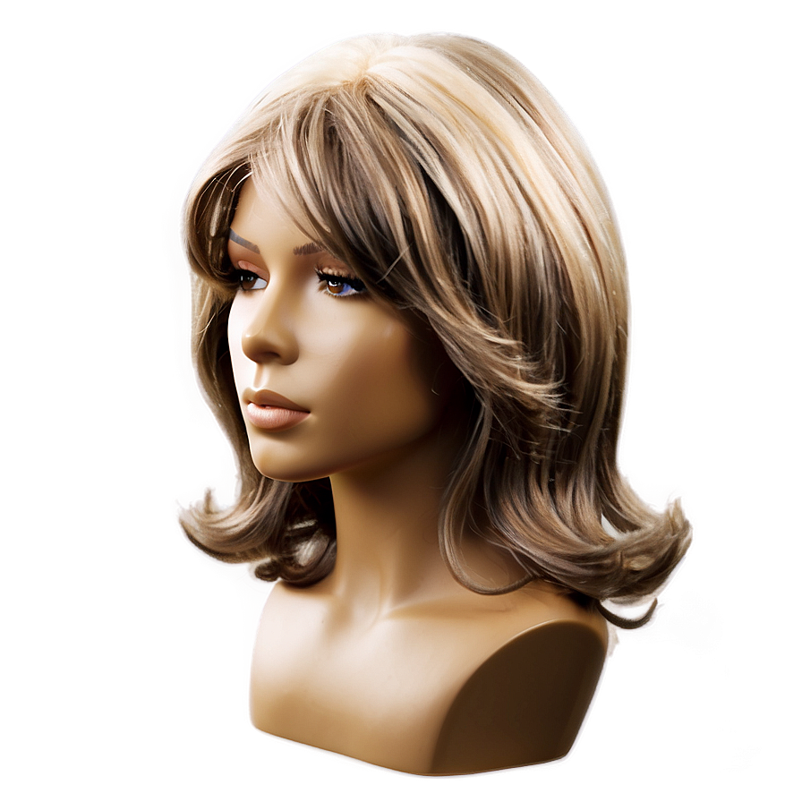 Wavy Wig Png Pie PNG Image