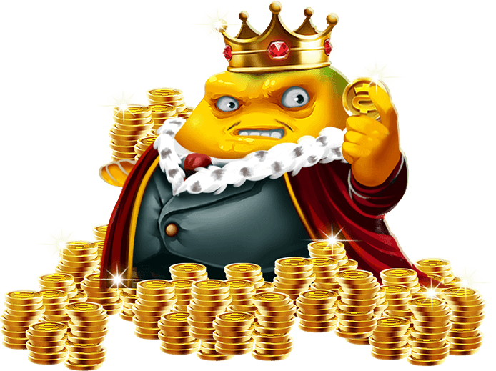 Wealthy King Cartoon Character PNG Image