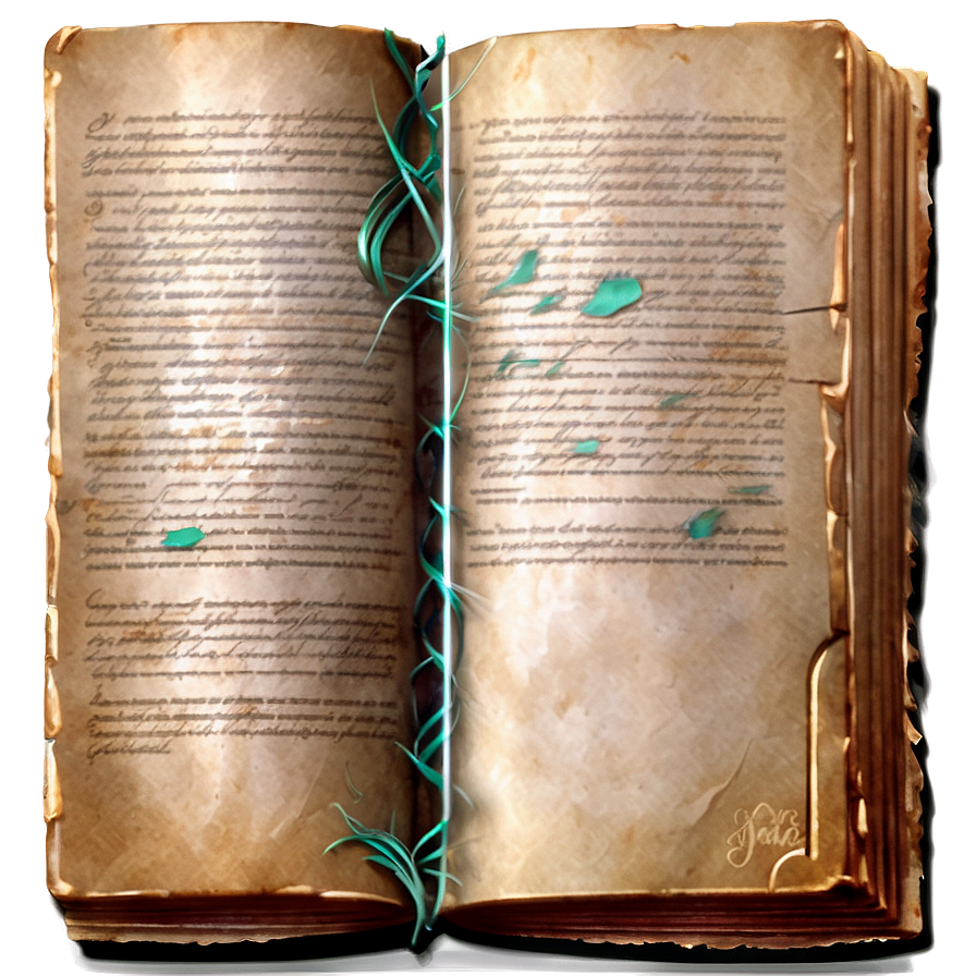 Weathered Book Page Png Tgt PNG Image