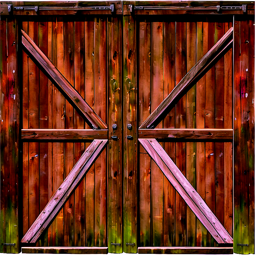 Weathered Brown Barn Door Png Ssw78 PNG Image