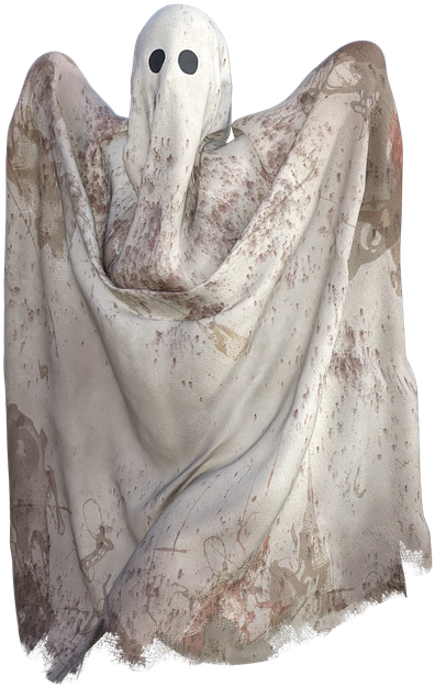 Weathered Ghostly Figure PNG Image