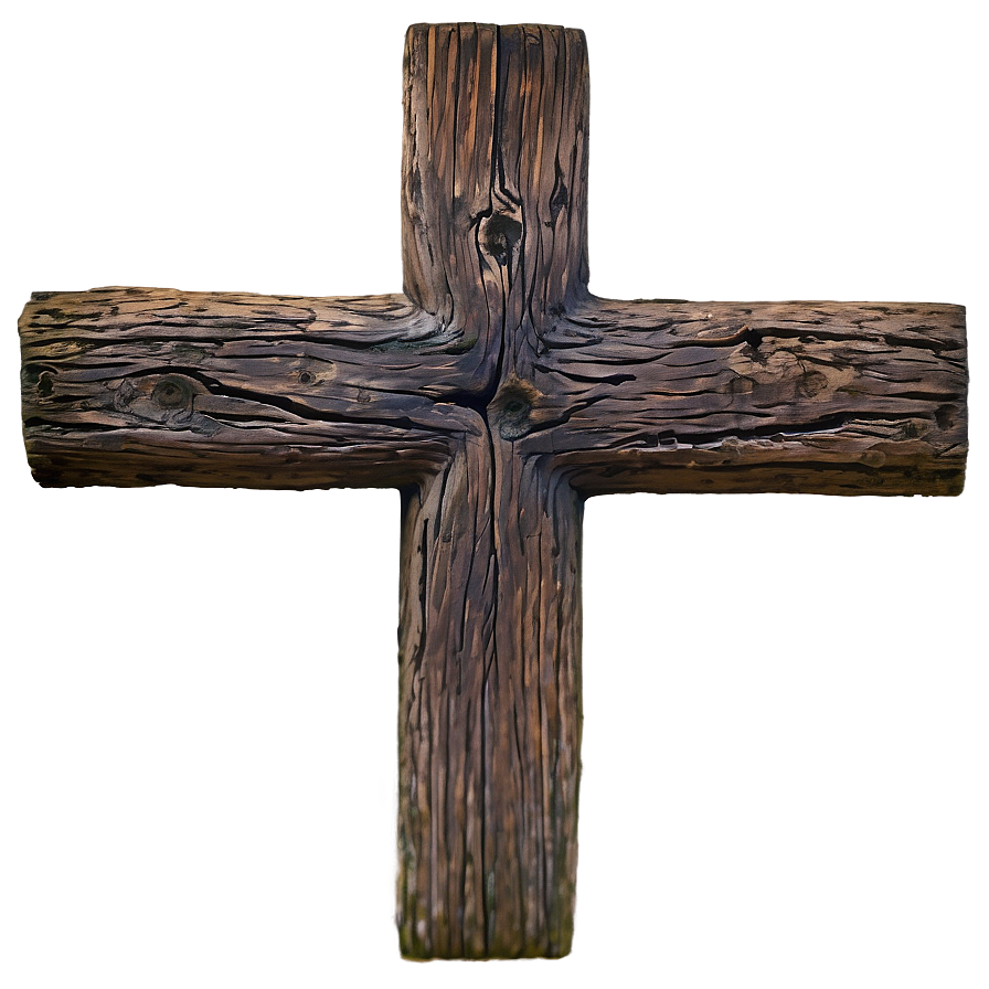 Weathered Wooden Cross Png Ggc PNG Image