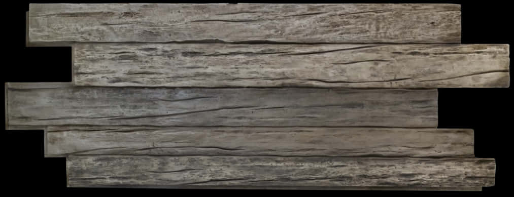 Weathered Wooden Planks Texture PNG Image