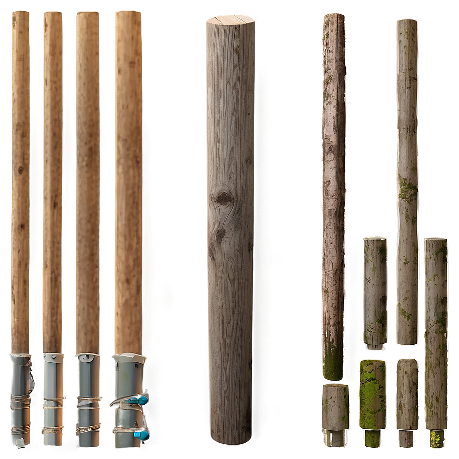 Weathered Wooden Pole Png Fju PNG Image