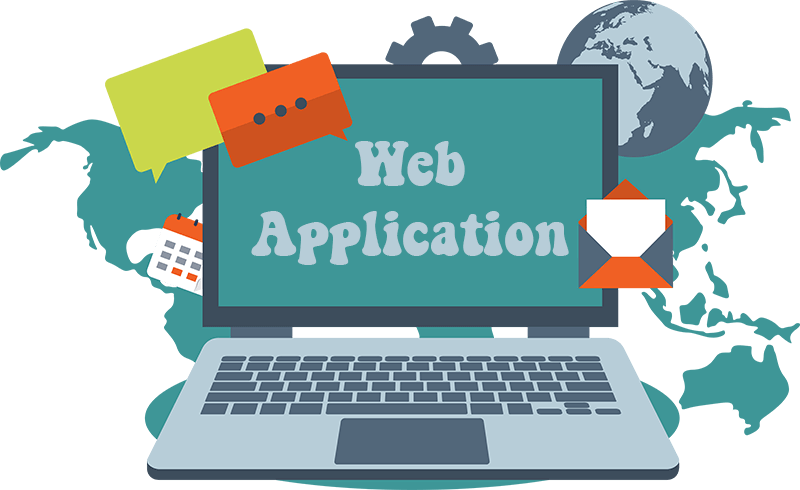 Web Application Concept Illustration PNG Image