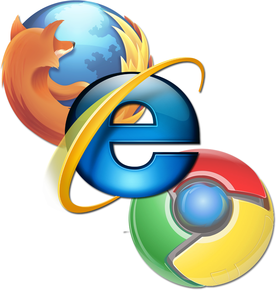 Web Browsers Icons Compilation PNG Image