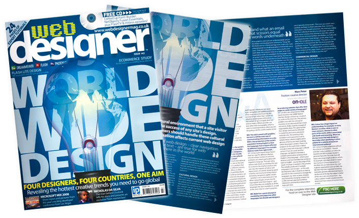 Web Designer Magazine Issue Spread PNG Image