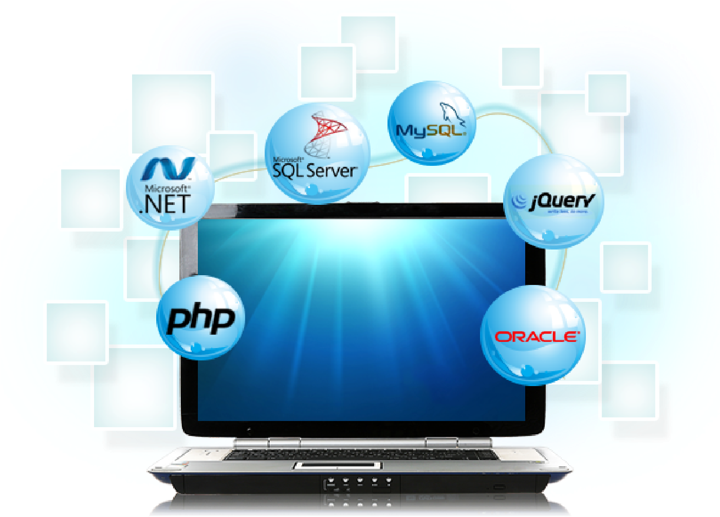 Web Development Technologies Concept PNG Image