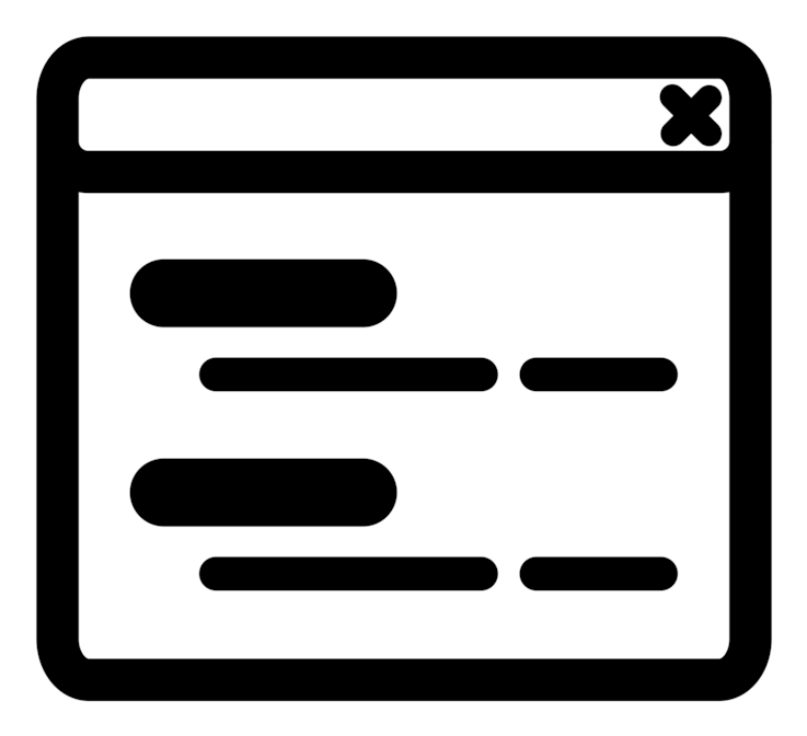 Webpage Icon Graphic PNG Image