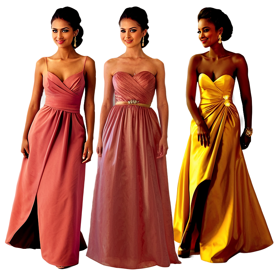 Wedding Bridesmaid Dresses Png 35 PNG Image