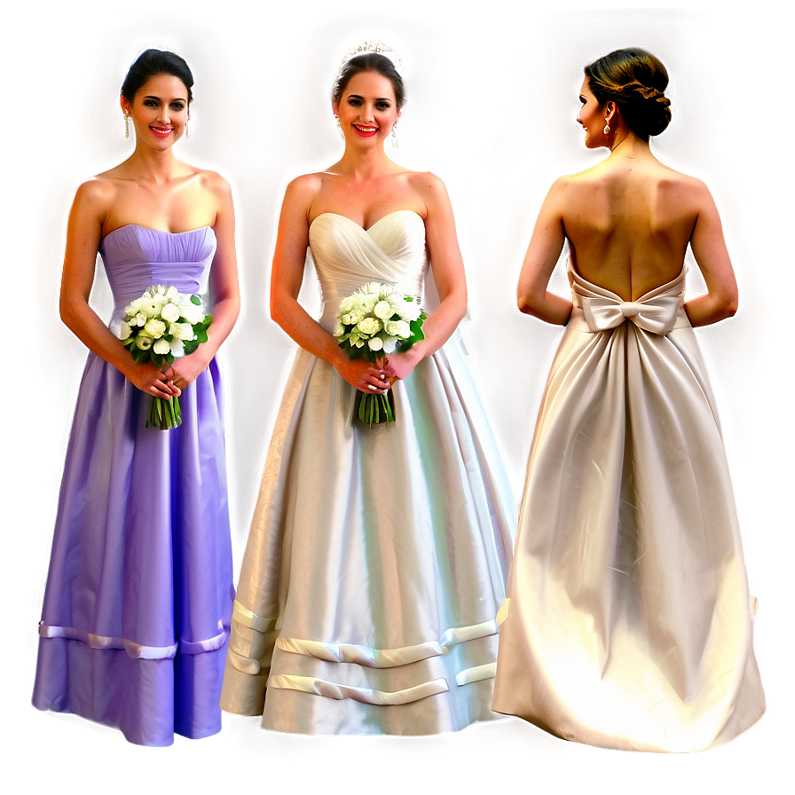 Wedding Bridesmaid Dresses Png Jwi PNG Image