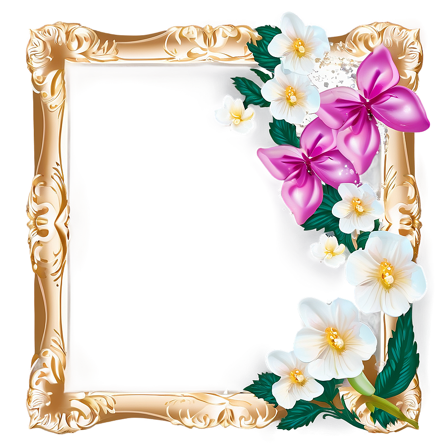 Wedding Cute Frame Png Edj42 PNG Image