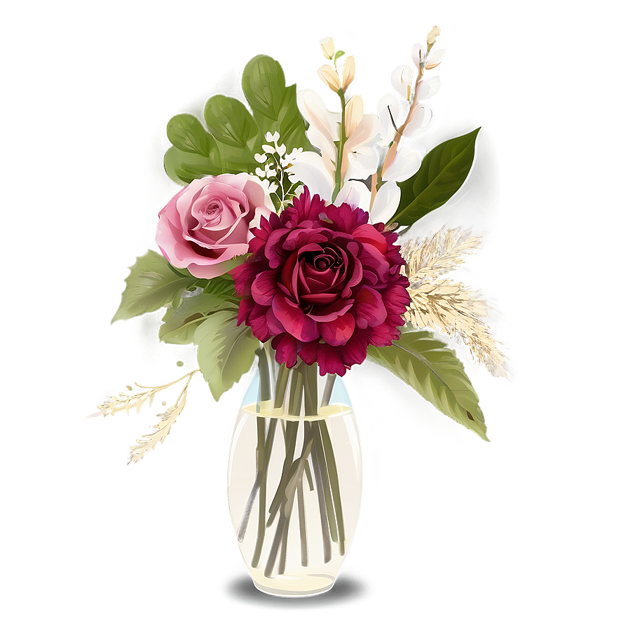 Wedding Flower Vase Png 2 PNG Image