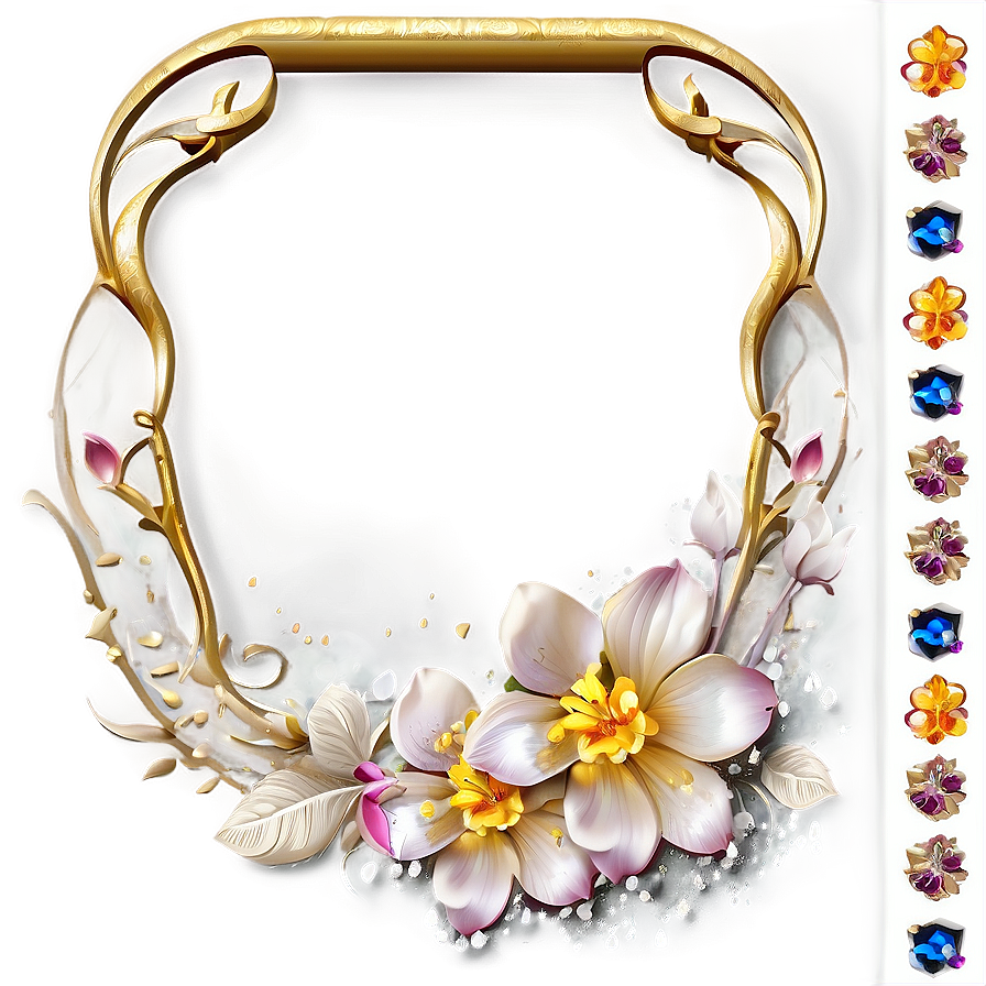 Wedding Frame D PNG Image