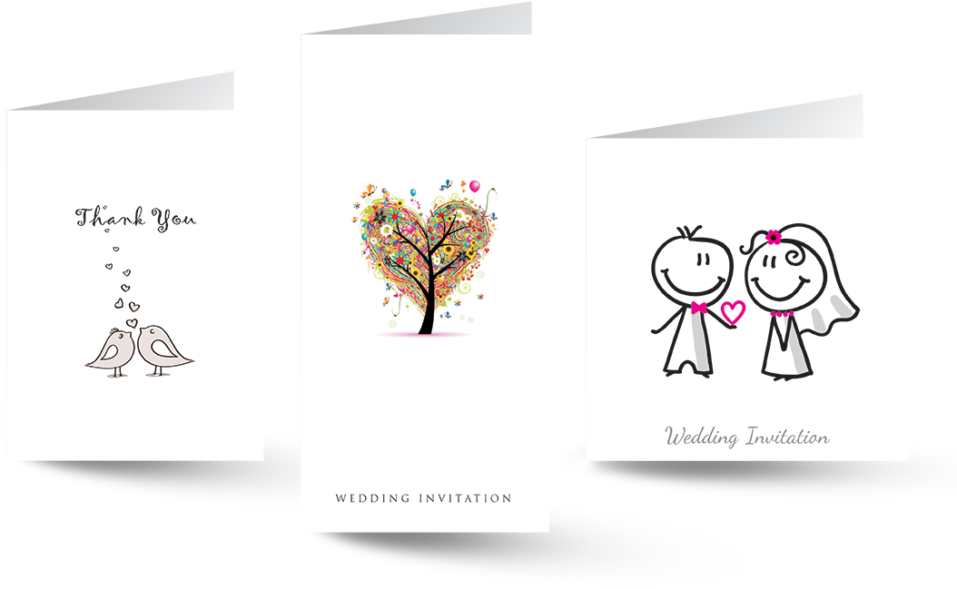 Wedding Stationery Set PNG Image