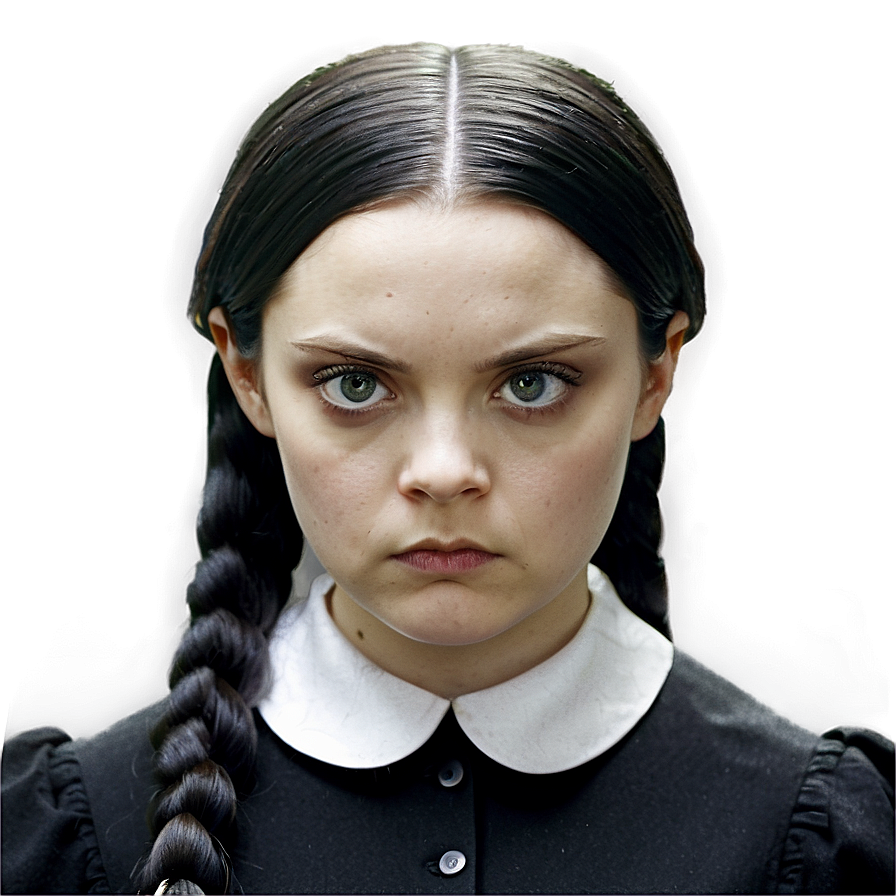 Wednesday Addams In The Woods Png 90 PNG Image