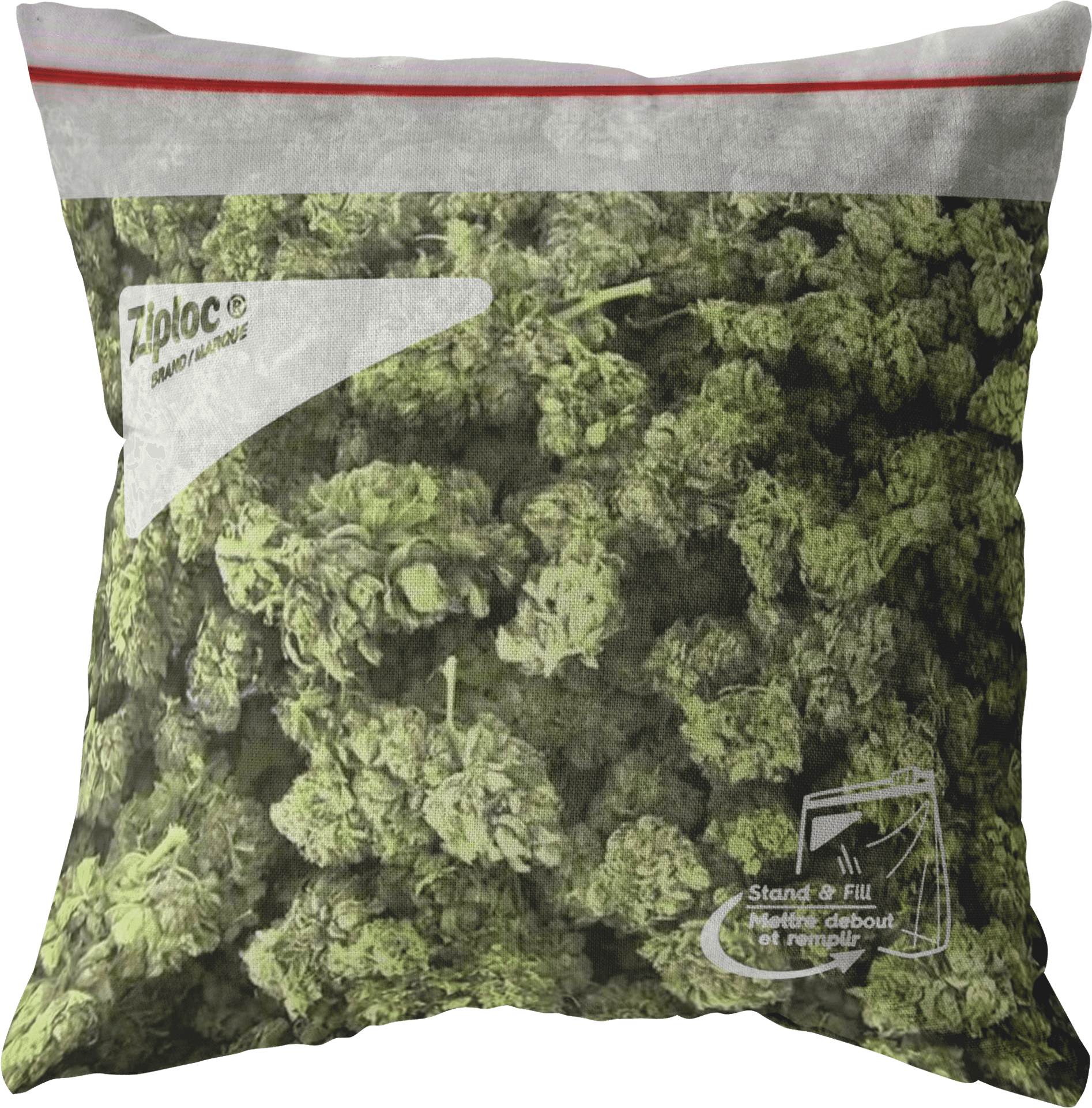 Weed Cushion Design PNG Image