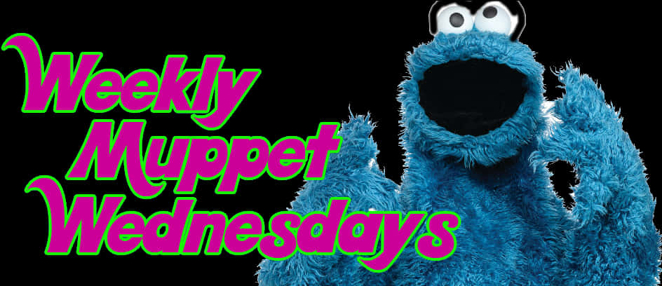 Weekly Muppet Wednesdays Cookie Monster PNG Image