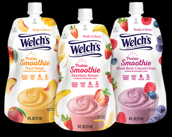 Welchs Protein Smoothies Variety Pack PNG Image