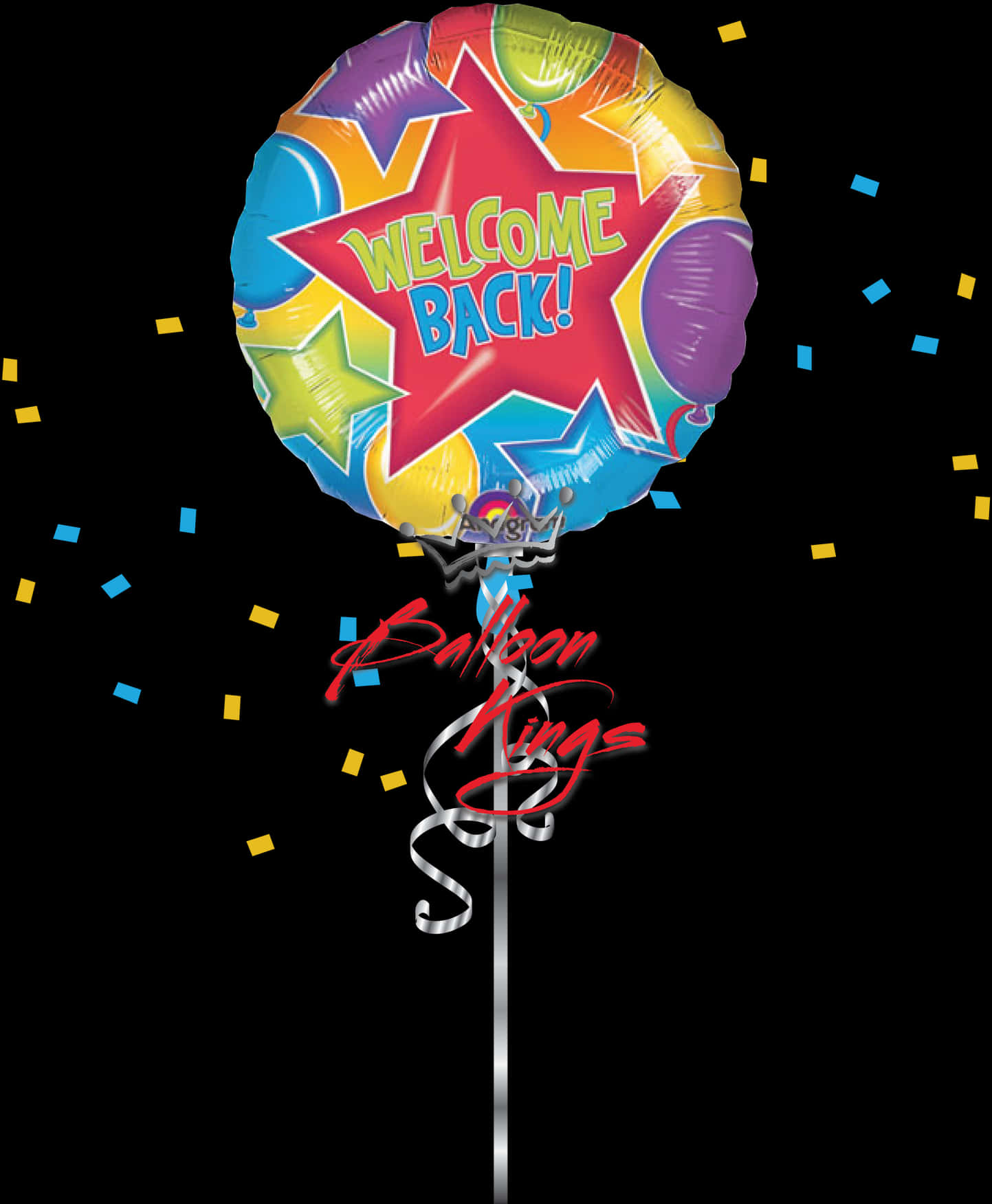 Welcome Back Celebration Balloon PNG Image