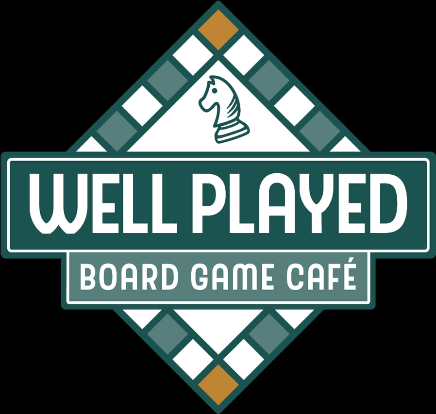 Well Played Board Game Cafe Logo PNG Image