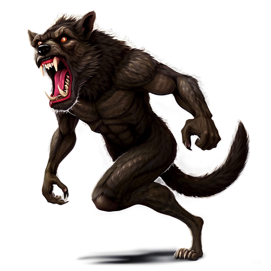 Werewolf Running Png Wdk PNG Image