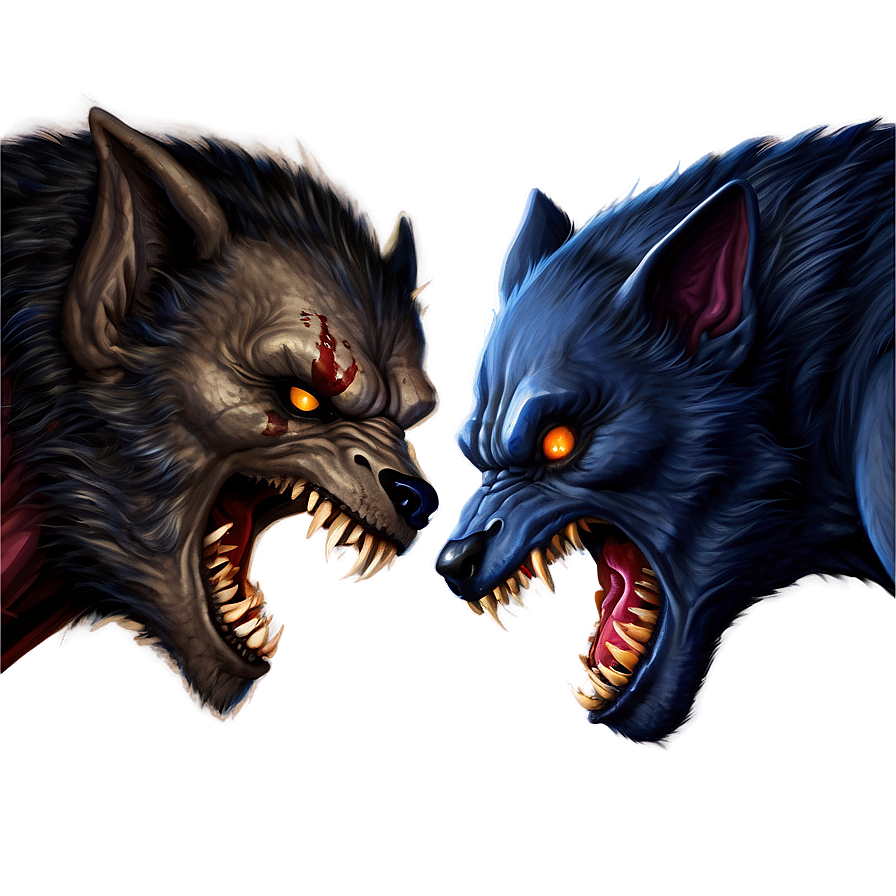 Werewolf Vs Vampire Png Ytr PNG Image