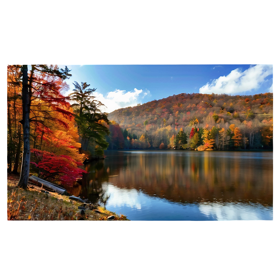 West Virginia Autumn Scenery Png Lwb PNG Image