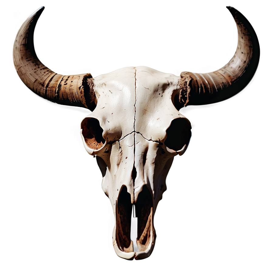 Western Cow Skull Graphic Png 06132024 PNG Image