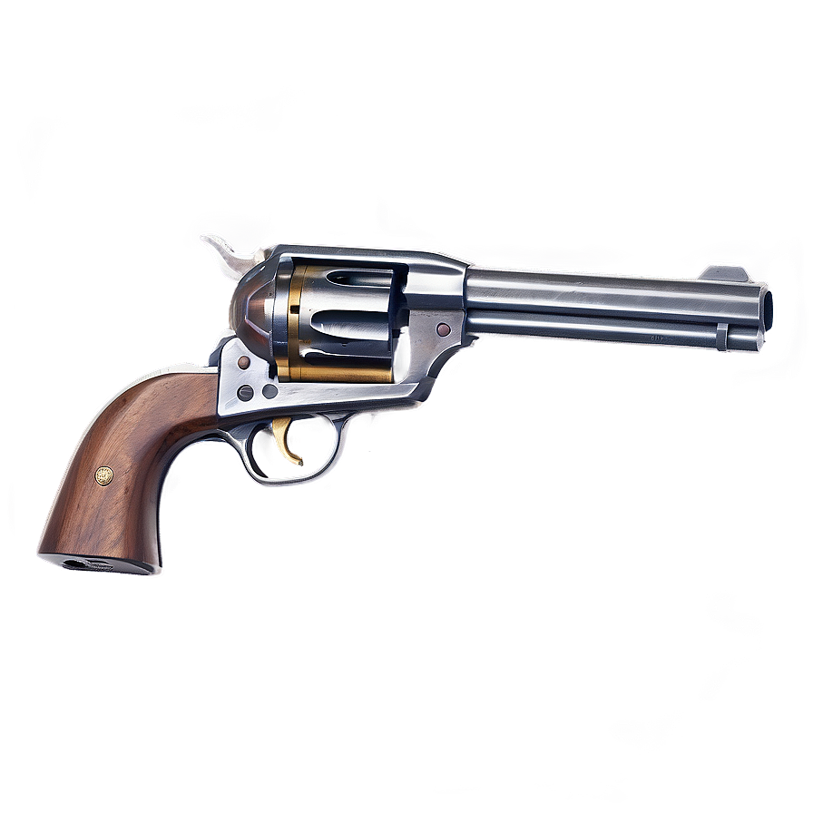 Western Duel Revolver Png Xwf PNG Image