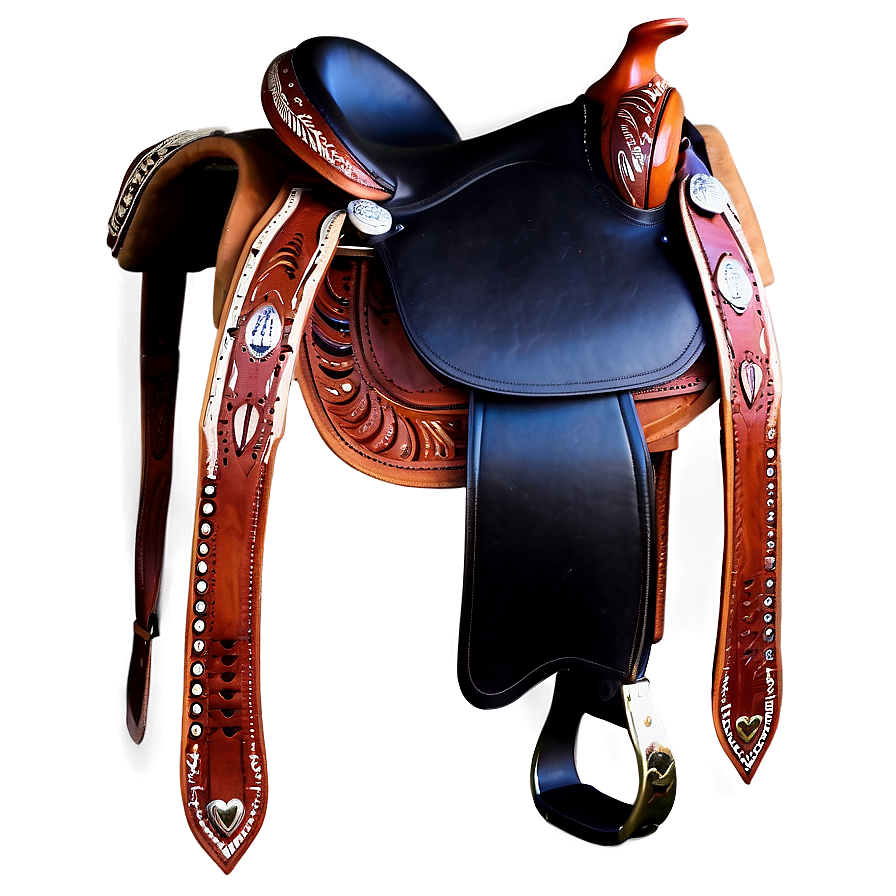 Western Pleasure Saddle Png Mfm PNG Image