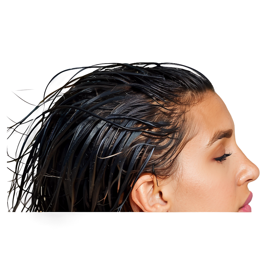 Wet Hair Texture Png Wgu17 PNG Image