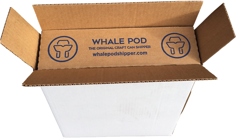 Whale Pod Craft Can Shipper Box PNG Image