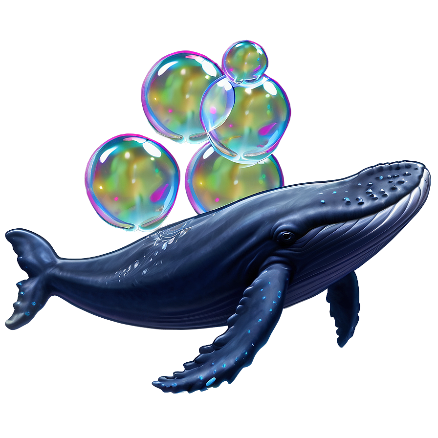 Whale With Bubbles Png 96 PNG Image