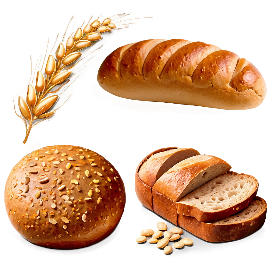 Wheat And Bread Png Wgb17 PNG Image