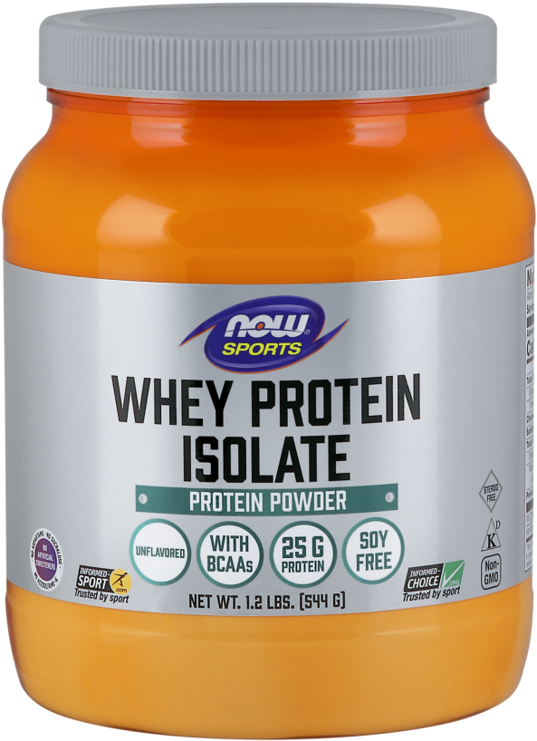 Whey Protein Isolate Powder Container PNG Image