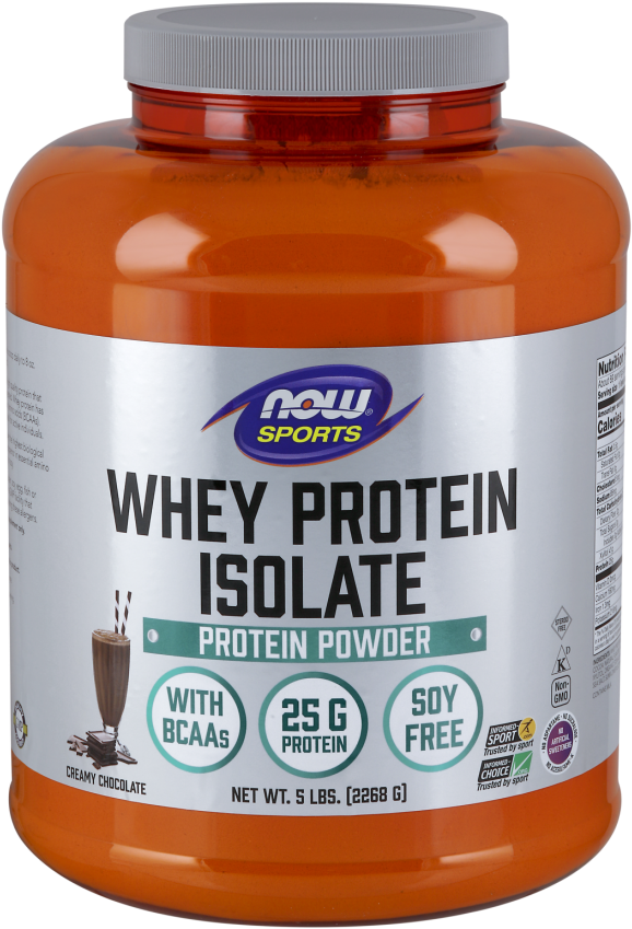 Whey Protein Isolate Powder Container PNG Image