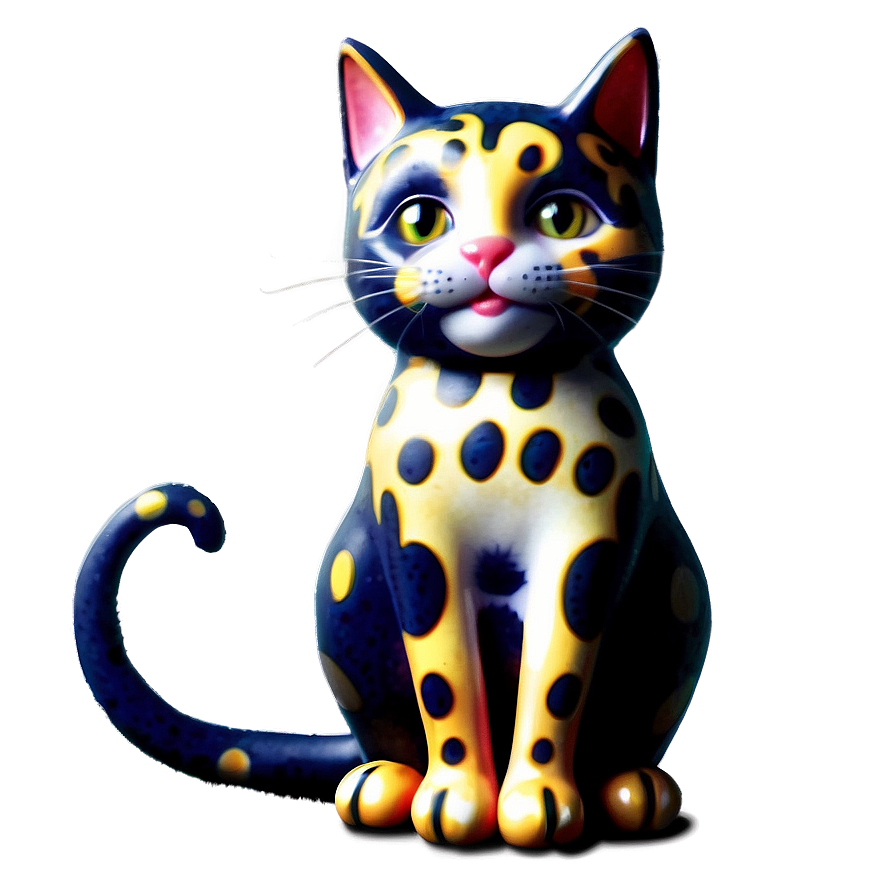 Whimsical Cat Png Qns67 PNG Image