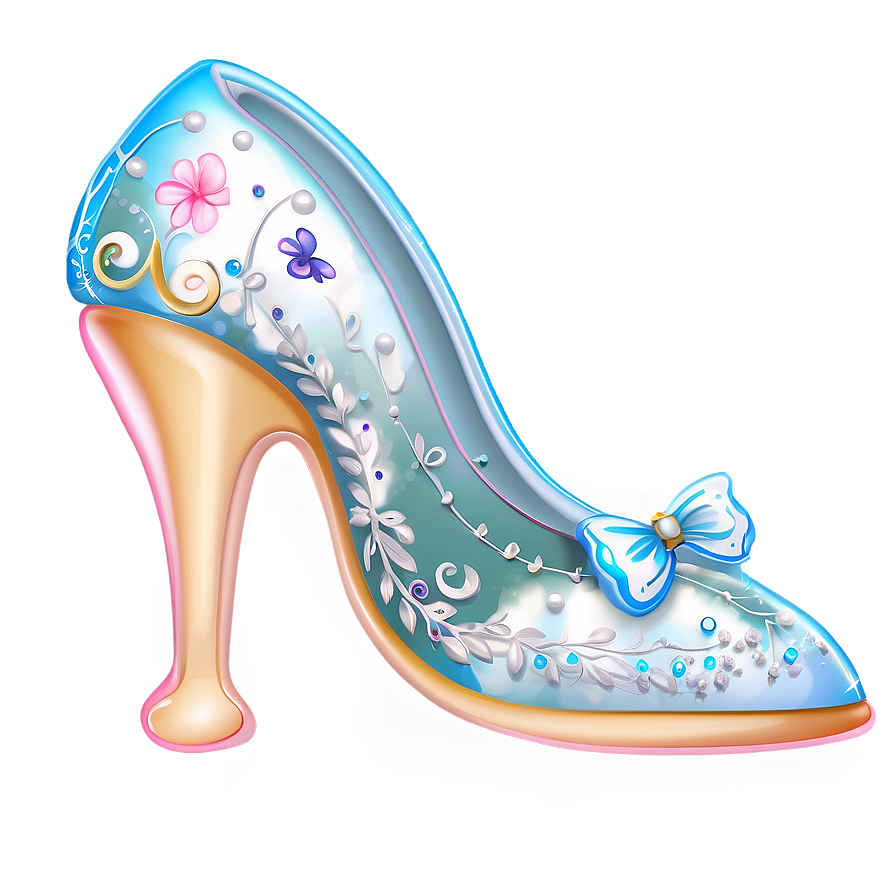 Whimsical Cinderella Slipper Png 06292024 PNG Image