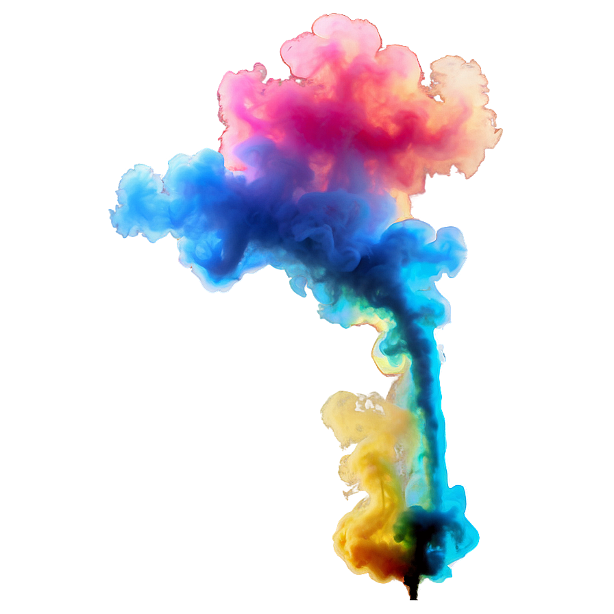 Whimsical Colored Smoke Png Glm PNG Image