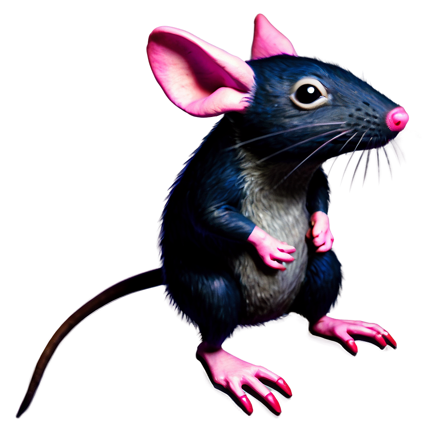 Whimsical Cute Rat Png Pjc41 PNG Image