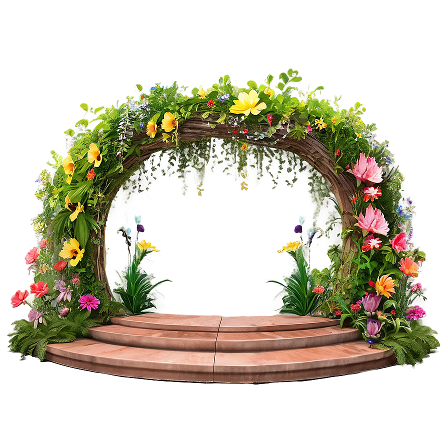 Whimsical Garden Altar Png Rre8 PNG Image