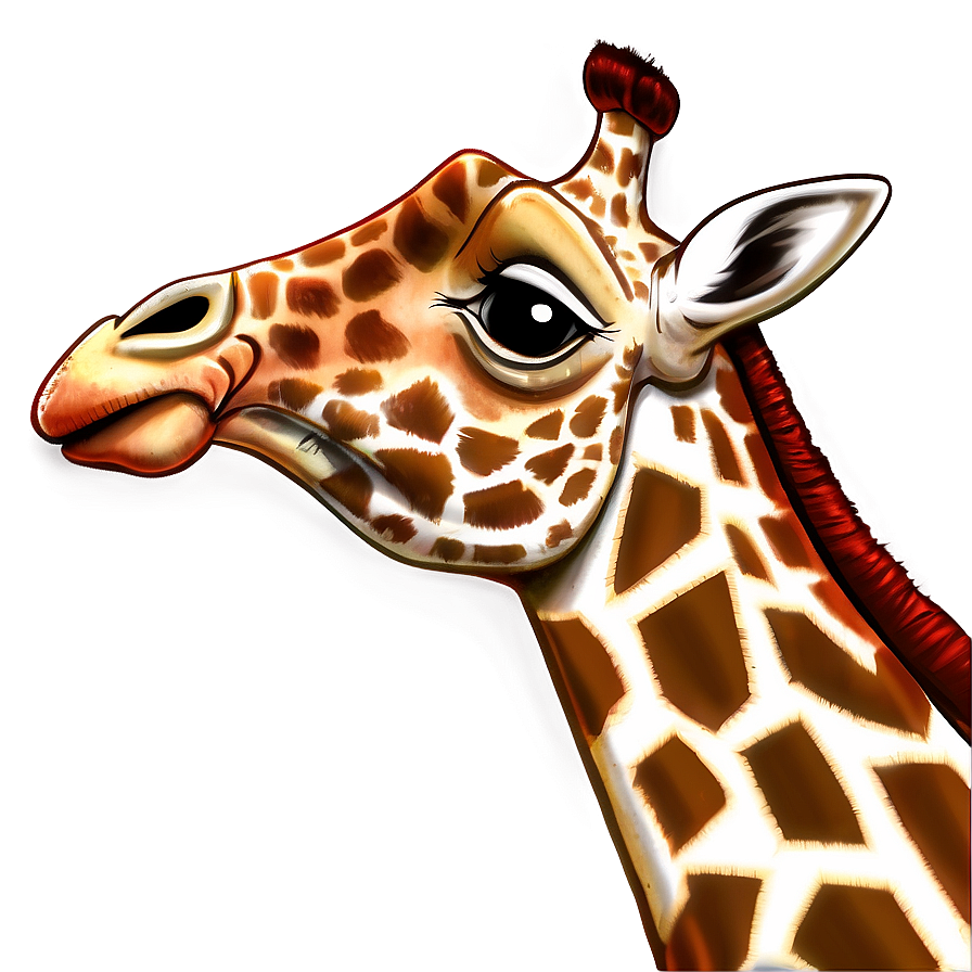 Whimsical Giraffe Character Png Dbi PNG Image