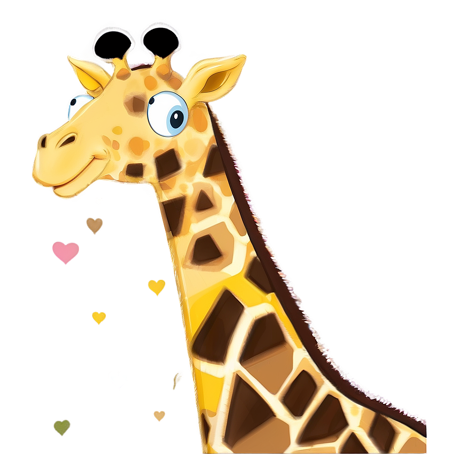 Whimsical Giraffe Character Png Ljb34 PNG Image