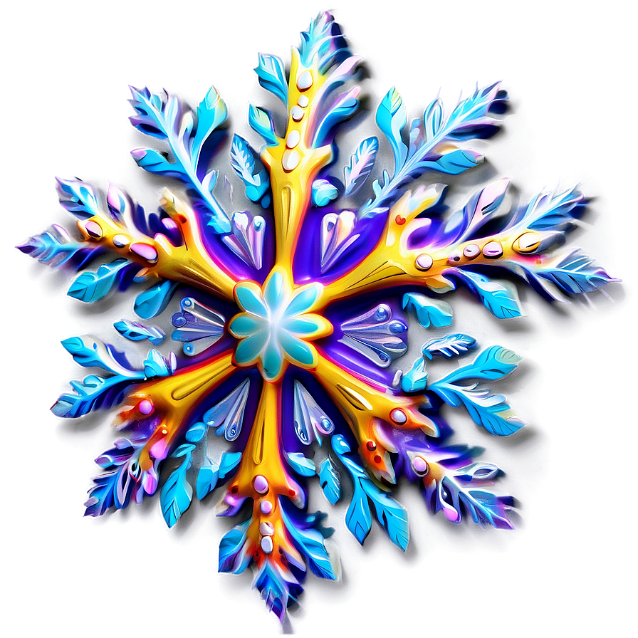 Whimsical Snowflake Creation Png 04292024 PNG Image