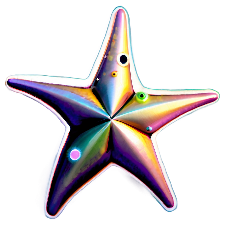 Whimsical Star Art Png Gro PNG Image