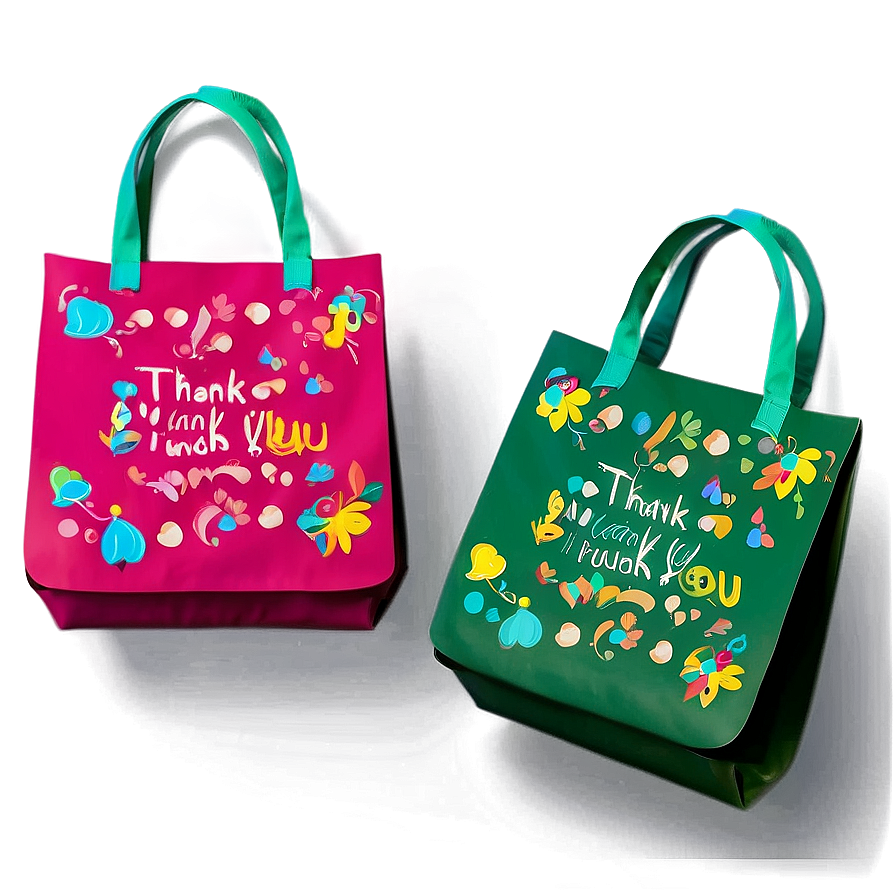 Whimsical Thank You Bag Png 77 PNG Image