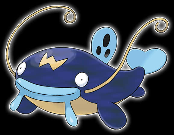 Whiscash Pokemon Artwork PNG Image